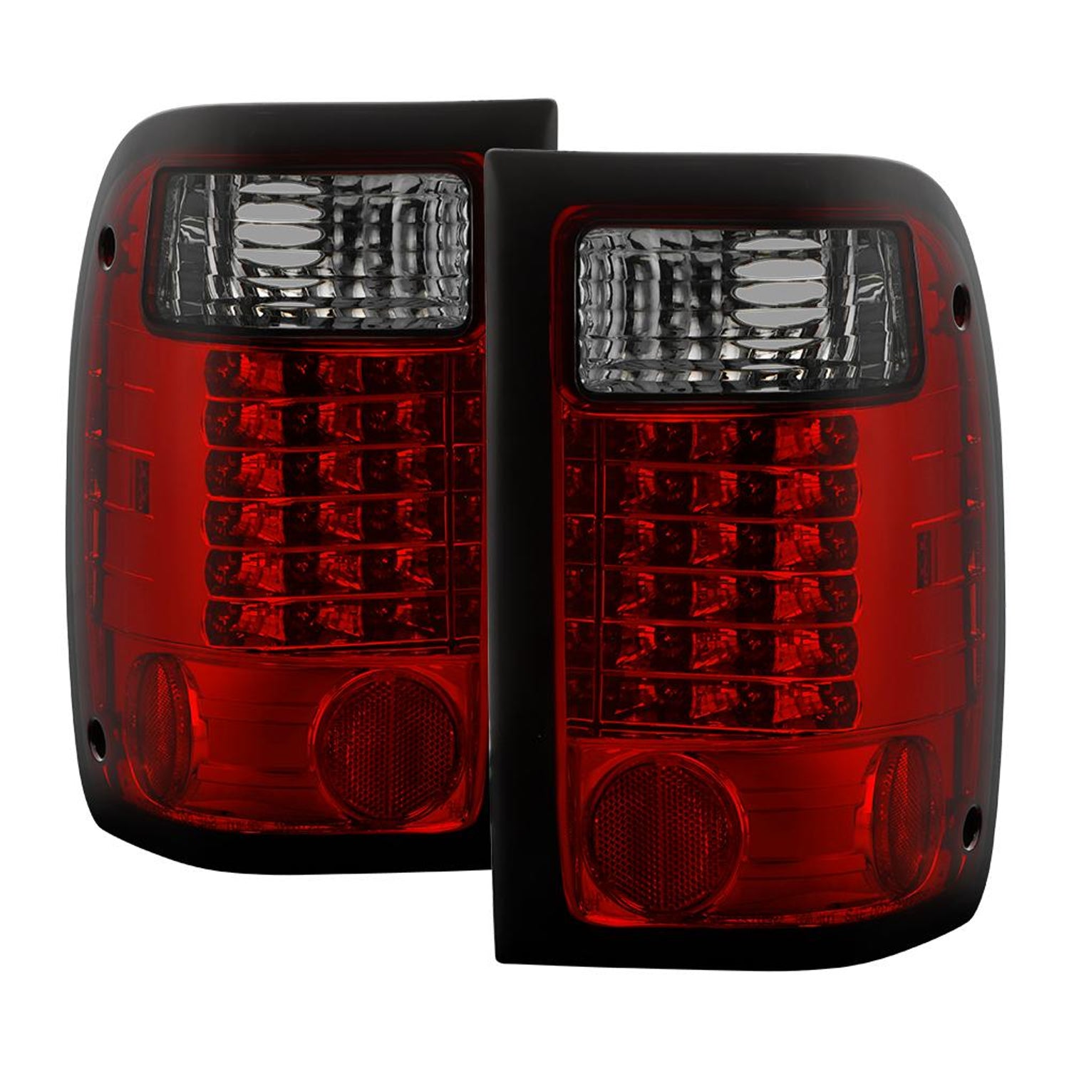 Red Smoke LED Tail Lights <br>01-05 Ford Ranger