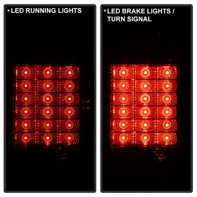Red Smoke LED Tail Lights <br>01-05 Ford Ranger