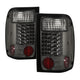 Smoke LED Tail Lights <br>01-05 Ford Ranger