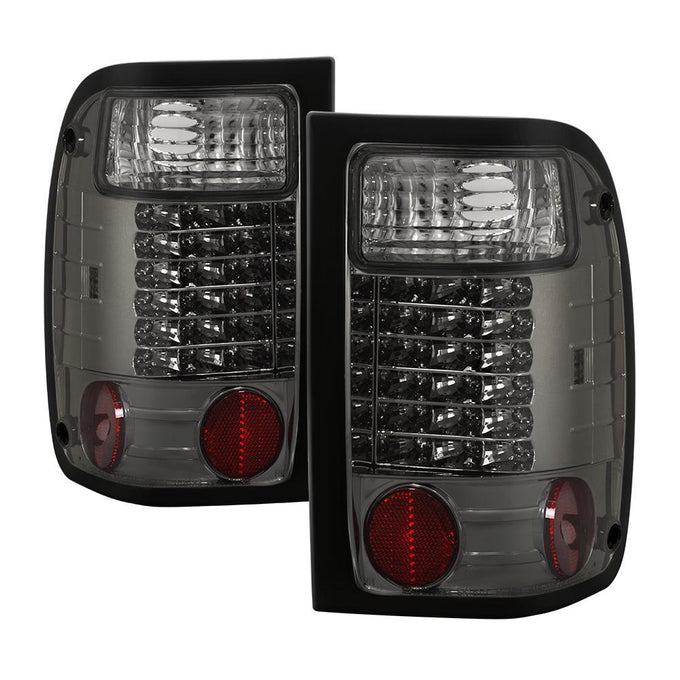 Smoke LED Tail Lights <br>01-05 Ford Ranger