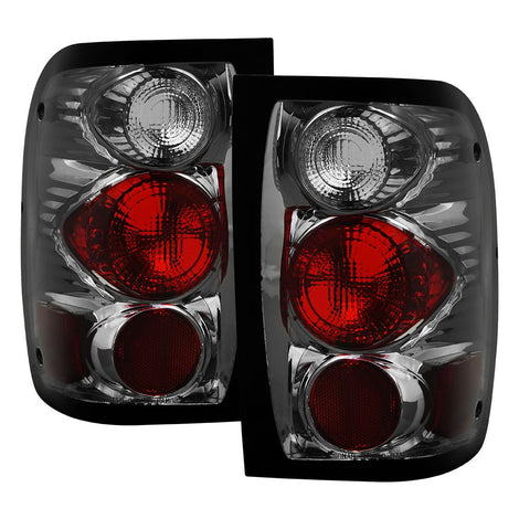 Smoke Euro Style Tail Lights <br>98-00 Ford Ranger