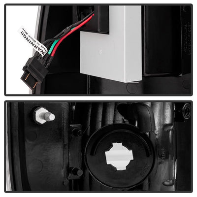 Black LED Tail Lights <br>08-16 Ford F250-F450 Super duty