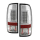 Chrome LED Tail Lights <br>08-16 Ford F250-F450 Super duty