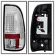 Chrome LED Tail Lights <br>08-16 Ford F250-F450 Super duty