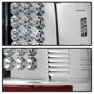Chrome LED Tail Lights <br>08-16 Ford F250-F450 Super duty