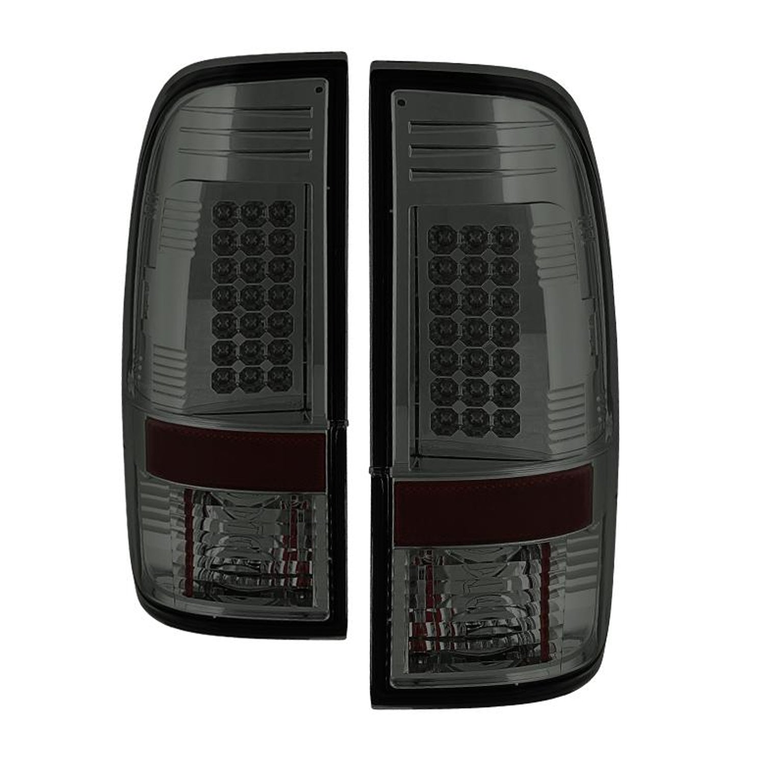 Smoke LED Tail Lights <br>08-16 Ford F250-F450 Super duty