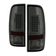 Smoke LED Tail Lights <br>08-16 Ford F250-F450 Super duty