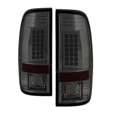 Smoke LED Tail Lights <br>08-16 Ford F250-F450 Super duty