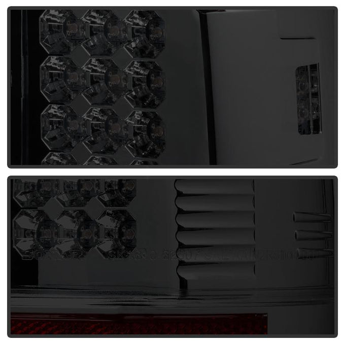 Smoke LED Tail Lights <br>08-16 Ford F250-F450 Super duty