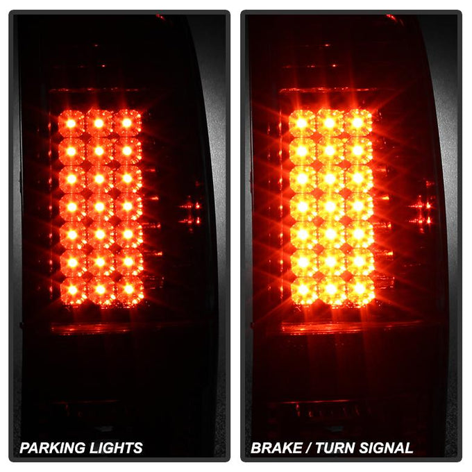 Smoke LED Tail Lights <br>08-16 Ford F250-F450 Super duty