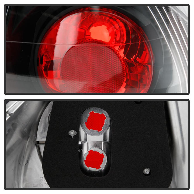 Black Euro Style Tail Lights <br>01-02 Honda Accord