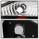 Black Euro Style Tail Lights <br>01-02 Honda Accord