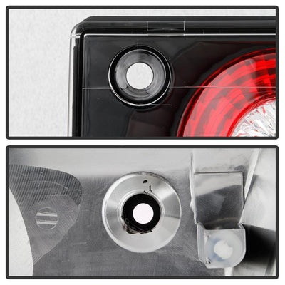 Black Euro Style Tail Lights <br>92-93 Honda Accord
