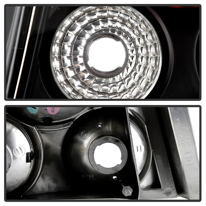 Black Euro Style Tail Lights <br>94-95 Honda Accord
