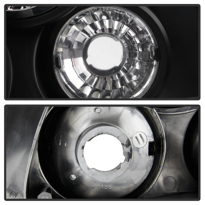 Black LED Tail Lights <br>94-95 Honda Accord