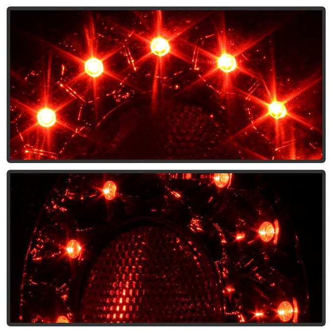 Black LED Tail Lights <br>94-95 Honda Accord