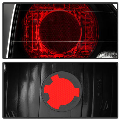 Black Euro Style Tail Lights <br>96-97 Honda Accord