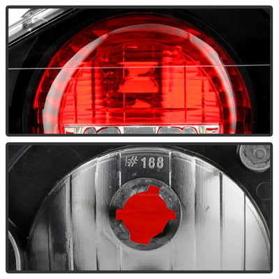 Black Euro Style Tail Lights <br>98-00 Honda Accord