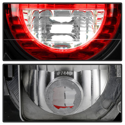 Black Euro Style Tail Lights <br>98-00 Honda Accord
