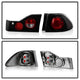 Black Euro Style Tail Lights <br>98-00 Honda Accord