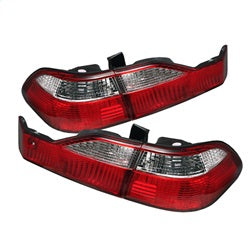 Red Clear Euro Style Tail Lights <br>98-00 Honda Accord