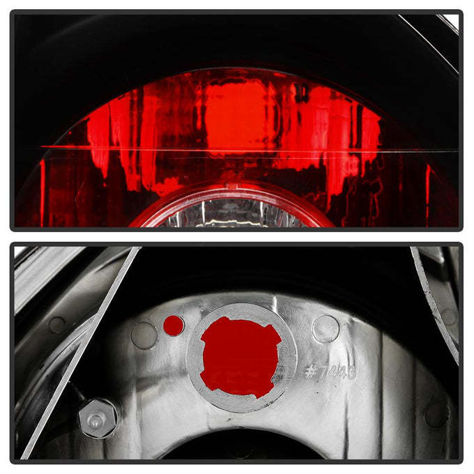 Black Euro Style Tail Lights <br>01-03 Honda Civic