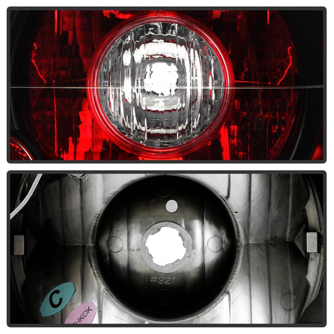 Black Euro Style Tail Lights <br>01-03 Honda Civic