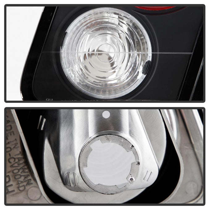 Black Euro Style Tail Lights <br>01-05 Honda Civic