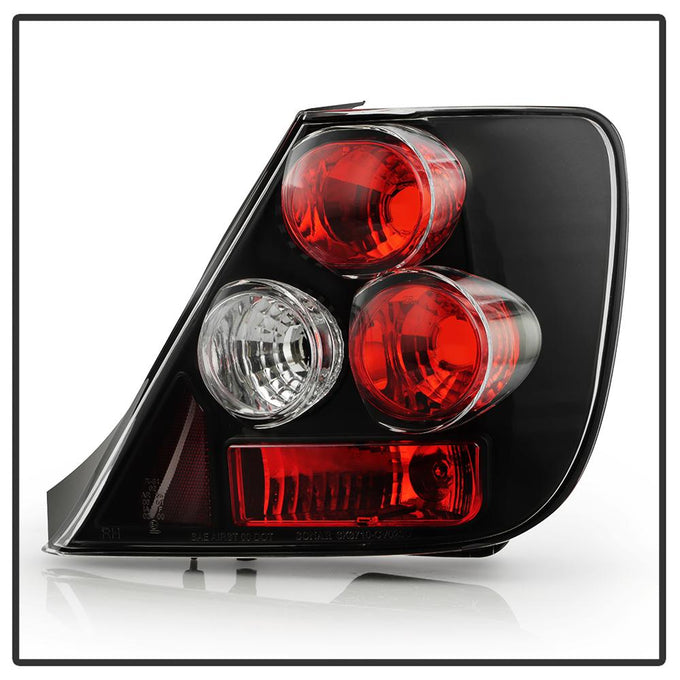 Black Euro Style Tail Lights <br>03-05 Honda Civic