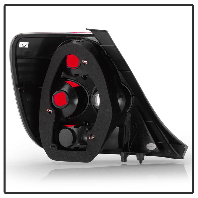 Black Euro Style Tail Lights <br>03-05 Honda Civic