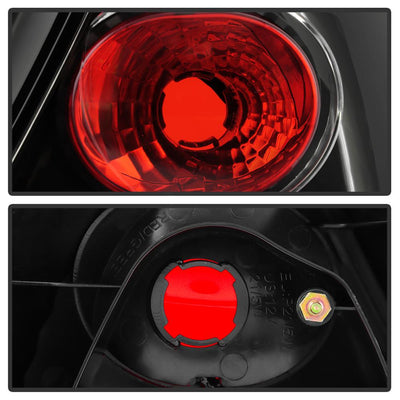 Black Euro Style Tail Lights <br>03-05 Honda Civic