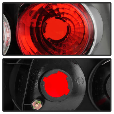Black Euro Style Tail Lights <br>03-05 Honda Civic