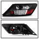Black LED Tail Lights <br>06-08 Honda Civic