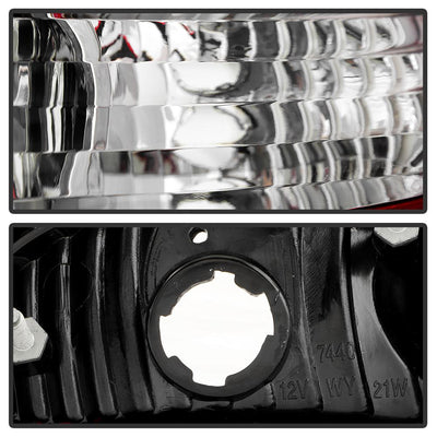 Red Clear LED Tail Lights <br>06-08 Honda Civic