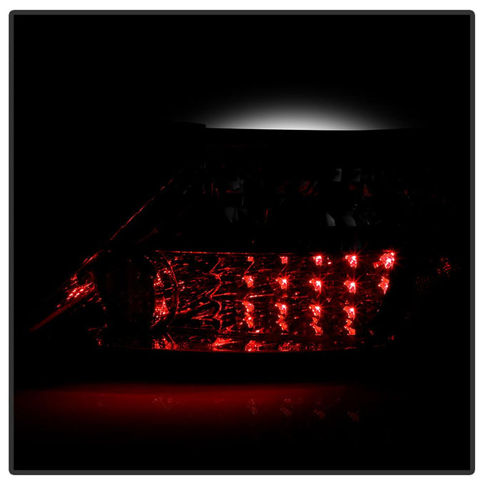 Red Clear LED Tail Lights <br>06-08 Honda Civic