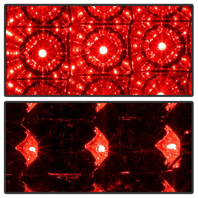 Red Clear LED Tail Lights <br>06-08 Honda Civic