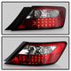 Red Clear LED Tail Lights <br>06-08 Honda Civic