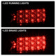 Red Clear LED Tail Lights <br>06-08 Honda Civic