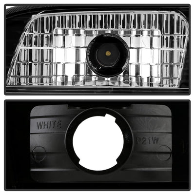 Black LED Tail Lights <br>92-95 Honda Civic