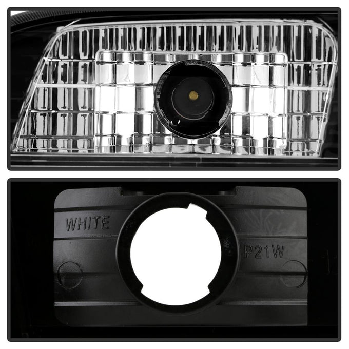 Black LED Tail Lights <br>92-95 Honda Civic