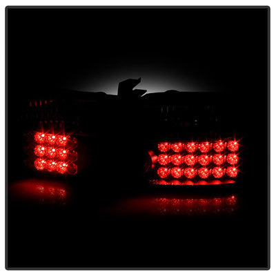 Black LED Tail Lights <br>92-95 Honda Civic