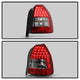 Red Clear LED Tail Lights <br>96-00 Honda Civic