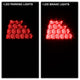 Red Clear LED Tail Lights <br>96-00 Honda Civic