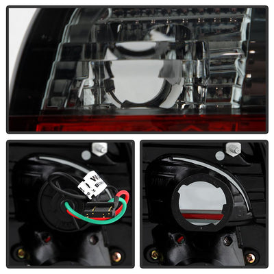 Red Smoke LED Tail Lights <br>96-98 Honda Civic