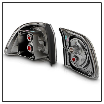 Black Euro Style Tail Lights <br>99-00 Honda Civic