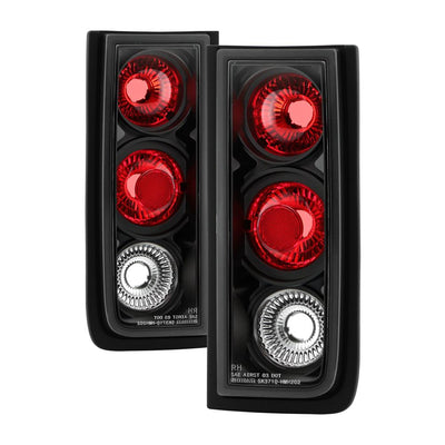 Black Euro Style Tail Lights <br>03-09 Hummer H2