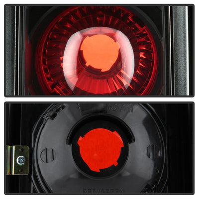 Black Euro Style Tail Lights <br>03-09 Hummer H2