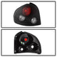 Black Euro Style Tail Lights <br>01-06 Hyundai Santa Fe