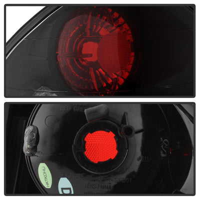 Black Euro Style Tail Lights <br>01-06 Hyundai Santa Fe