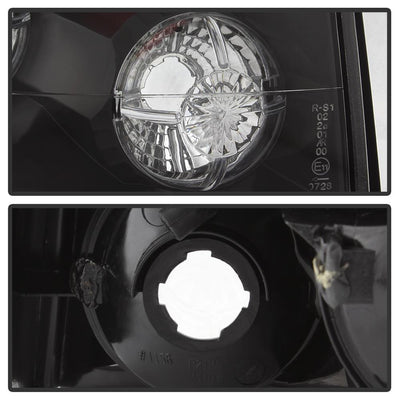 Black Euro Style Tail Lights <br>01-06 Hyundai Santa Fe